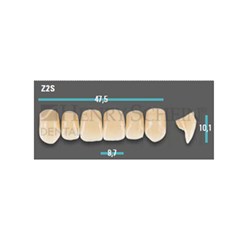 Physiodens Anterior Shade A3.5 Upper Mould Z2S Set 6