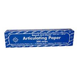 BAUSCH Articulating Paper BK61 Blue 200 Strips in dispenser