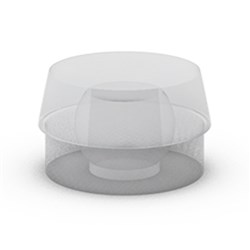 White Nylon Insert-Standard Retention pkt 2