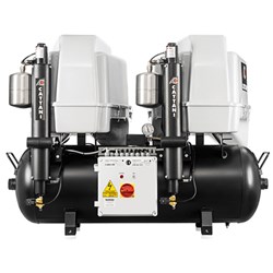 Cattani AC400Q Compressor Quiet Tandem 2-Cylinder