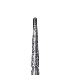 Diamond Bur FG #6844-014 Taper Long Round Coarse pkt 5