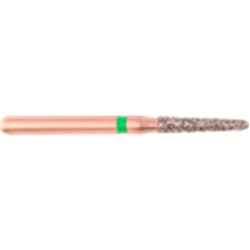 DIAO Diamond FG #KP6878K-014 Tapered Chamfer Torpedo pkt 5