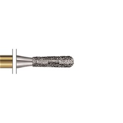 S-Diamond Bur FG #S6830RL-014 Pear Round Long Coarse pkt 5
