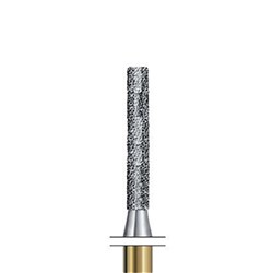 S-Diamond Bur FG #S6837KR-012 Cylinder Round-Edge Coarse pk5