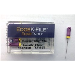Edge K-File Size 10 21mm Pk 6