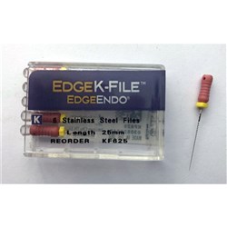 Edge K-File Size 6 25mm Pk 6