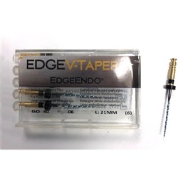 EdgeV-Taper HT .06 size 40 21mm Pack of 6