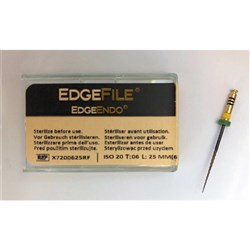 EdgeFile X7 taper .06 size 20 21mm Pk 6
