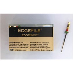 EdgeFile X7 taper .06 size 25 21mm Pk 6