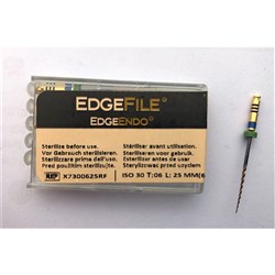 EdgeFile X7 taper .06 size 30 25mm Pk 6