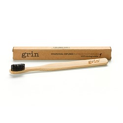 Grin Charcoal Infused Bamboo Toothbrush