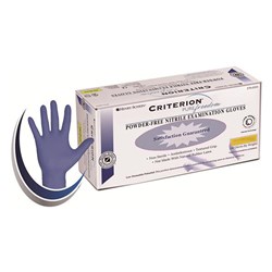 Criterion Pure Freedom Nitrile PF Glove Blue M box 200