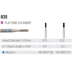 HENRY SCHEIN Maxima Diamond Bur FG 835010M Med-grit pkt 5