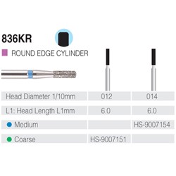 HENRY SCHEIN Maxima Diamond Bur FG 836KR012C Coarse pkt 5