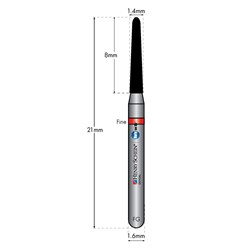 HENRY SCHEIN Maxima Diamond Bur FG 856014F Fine pkt 5