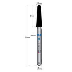 HENRY SCHEIN Maxima Diamond Bur FG 856021M Med-grit pkt 5