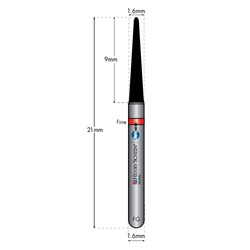 HENRY SCHEIN Maxima Diamond Bur FG 856L016F Fine pkt 5