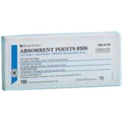 Henry Schein Absorbent Points Style 506 #25 Cell pkt 180
