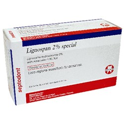 LIGNOSPAN  2% Special 2.2ml Box of 50 Cartridges