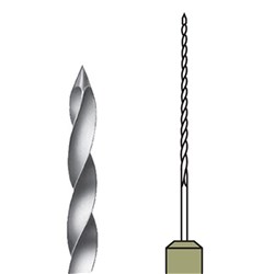 K-Files #17325 Stainless Steel 25mm Size006 Sterile Green pk6