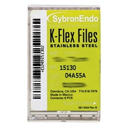 K-Flex File 25mm Size 15 White pkt 6