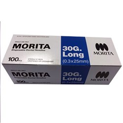 Morita Needle 30G Long 25mm box of 100