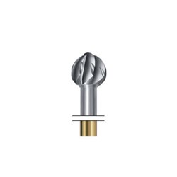 Tung-Carbide Bur RA #H1SE-010 Round Staggered Toothing Pkt 5