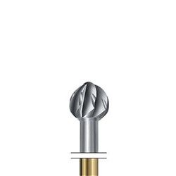 T-Carbide Bur RA #H1SEM-010 Round X-Cut with SlimNeck pkt5