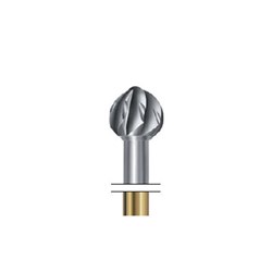 T-Carbide Bur RA #H1SEM-012 Round X-Cut with SlimNeck pkt5