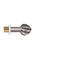 T-Carbide Bur RA #H1SEM-027 Round X-Cut with SlimNeck pkt5