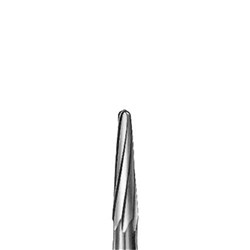 T-Carbide Bur HP #H23RS-009 Tapered Fissure Round-end pkt5