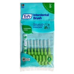 TePe Interdental Brush Green 0.8mm Size 5 pkt 8