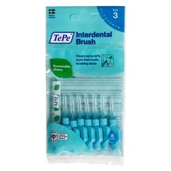 TePe Interdental Brush Blue 0.6mm Size 3 pkt 8