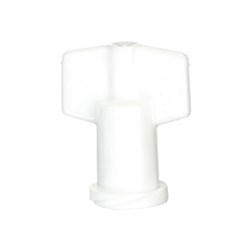 White Caps Luer Lock Pkt20