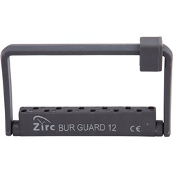 Tall 12 Hole Bur Guard Gray