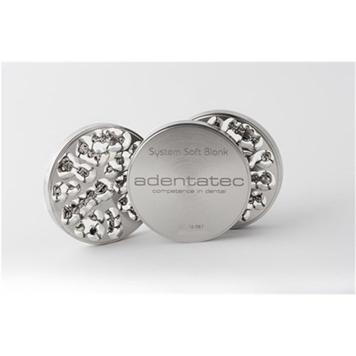 ADENTATEC Soft Cobalt Chrome Base 98.3 x 8.0 mm Pack of 1