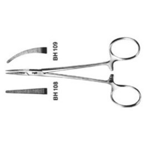 HAEMOSTATIC FORCEP MICRO HALSTED STRAIGHT 125MM /EA