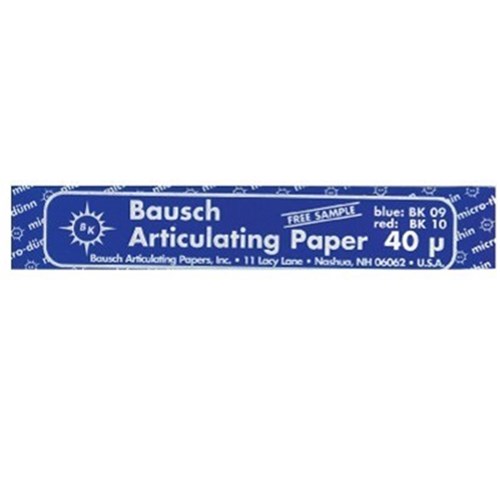 BAUSCH Articulating Paper BK09 Blue 40u 200 strips