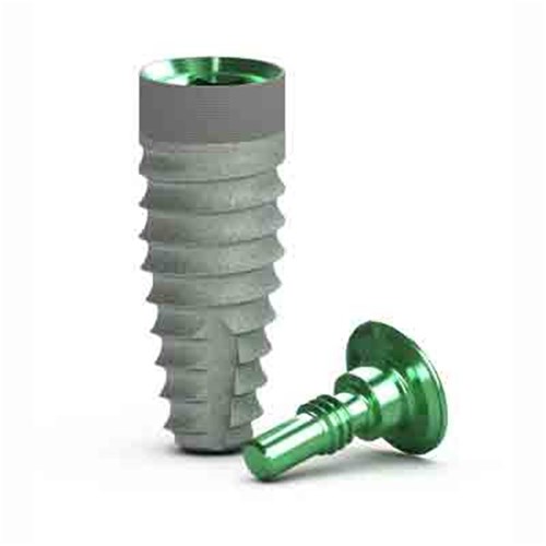 Tapered Internal Implant 4.6 x 12mm Mountless Laser-Lok