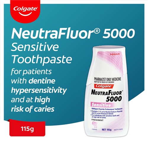 NeutraFluor 5000 Sensitive Toothpaste 115g Pkt 12