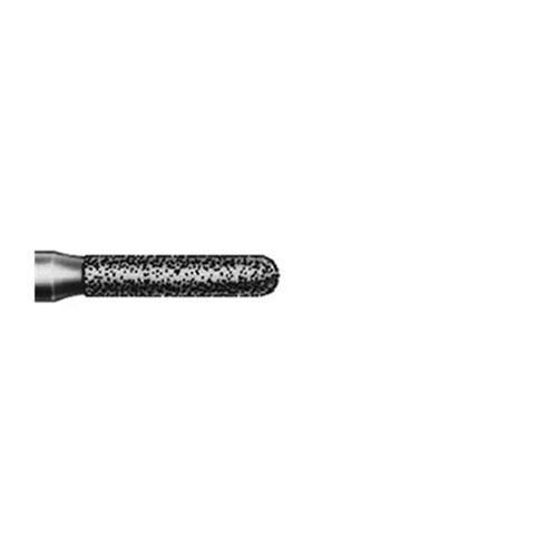S-Dia Bur FG #S6880-012 Short Parallel Chmfr Rnd Coarse pkt5