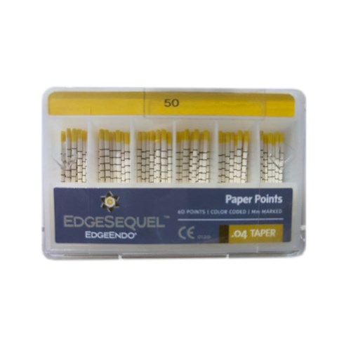 EdgeSequel Paper Point taper 04 size 50 Pkt60