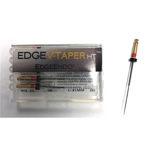 EdgeV-Taper HT .06 size 25 31mm Pack of 6