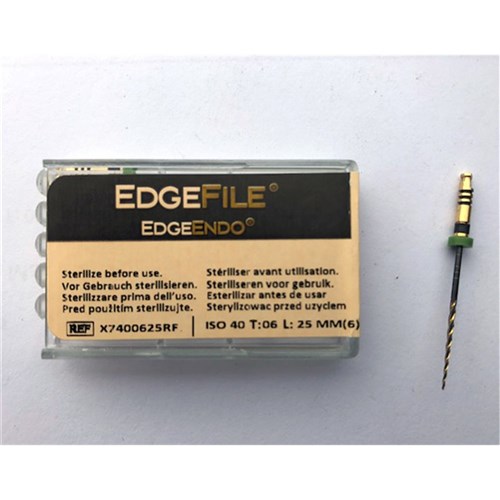 EdgeFile X7 taper .06 size 40 29mm Pk 6