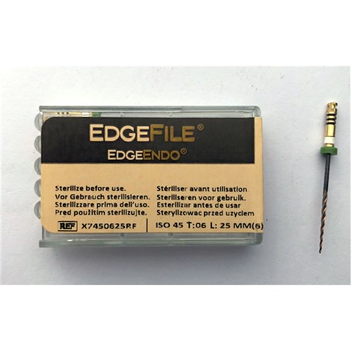 EdgeFile X7 taper .06 size 45 21mm Pk 6