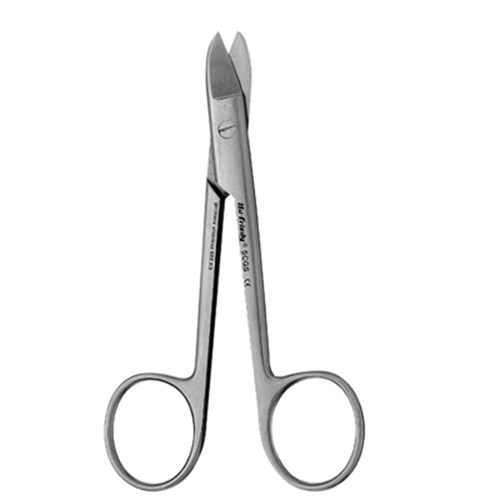 Straight Crown & Gold Scissors 12cm