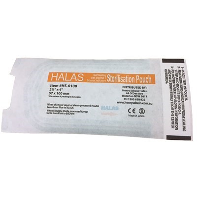 Halas Sterilization Pouches 57X100mm (2.25