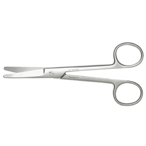 Henry Schein Mayo Scissor Blunt/Blunt Curved 17cm