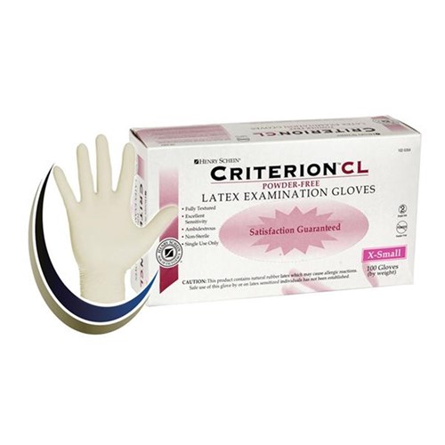 Criterion CL Powder Free Latex Glove XSmall box 100