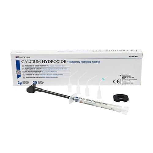 Henry Schein Calcium Hydroxide 2g Syringe with 20 Tips